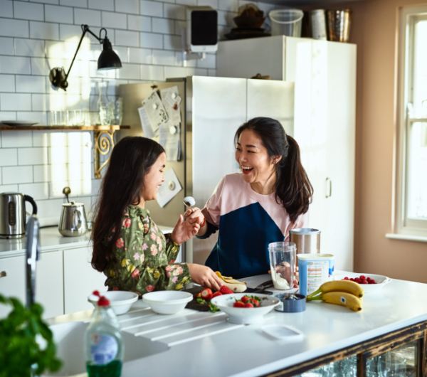 two women in a kitchen