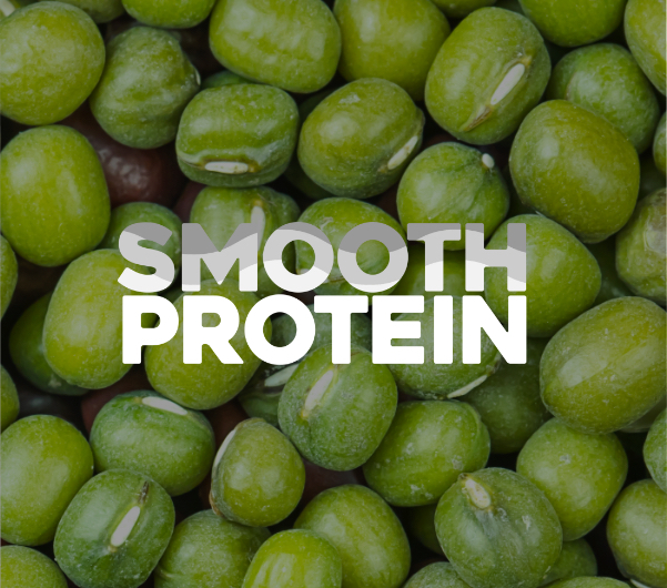 Mung beans with "Smooth Protein" overlaid.
